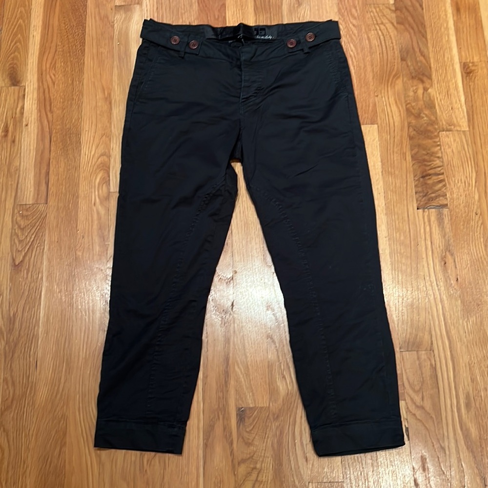 Joes cropped black cotton pants